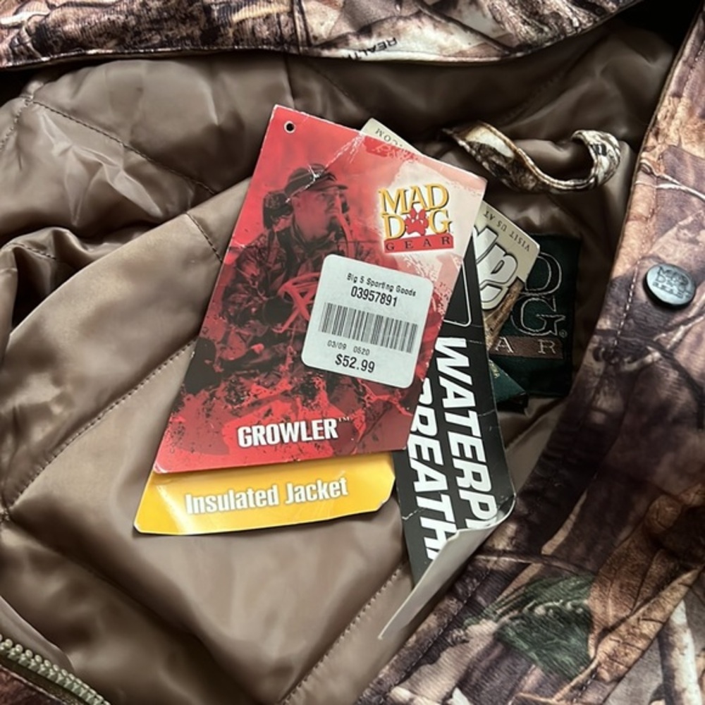 Mad Dog Gear Mens camouflage hunting jacket NWT size XXL - Picture 17 of 17